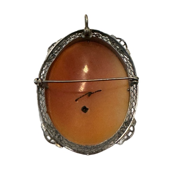 Vintage Cameo brooch/pendant - Picture 2 of 4